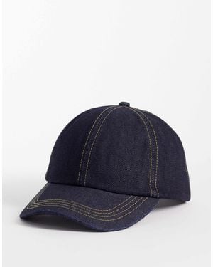 ASOS Denim Baseball Cap - Blue
