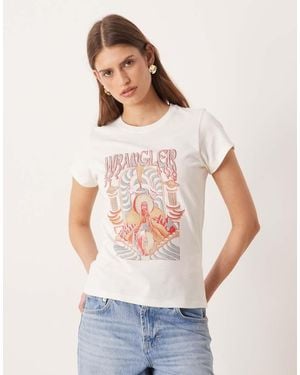 Wrangler Band Tee - White
