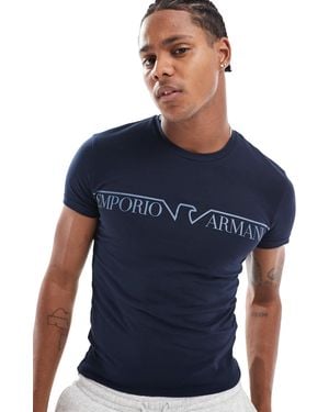 ARMANI EXCHANGE Emporio armani – bodywear – lounge-t-shirt - Blau