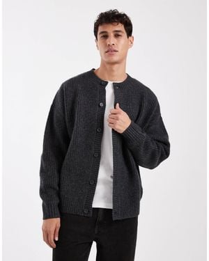 Jack & Jones Crew Neck Cardigan - Blue