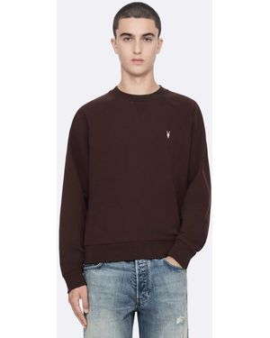 AllSaints Harlow pullover mit rundhalsausschnitt - Braun