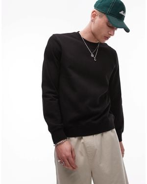 ARKET Relaxed Terry Sweatshirt - Black