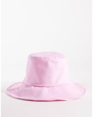 South Beach Cappello Da Pescatore A Falda Larga - Rosa