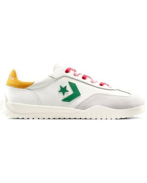 Converse Zapatillas De Deporte Blanco Vintage, Verde, Amarillo Y Rojo Run Star Color Pop De - Metálico