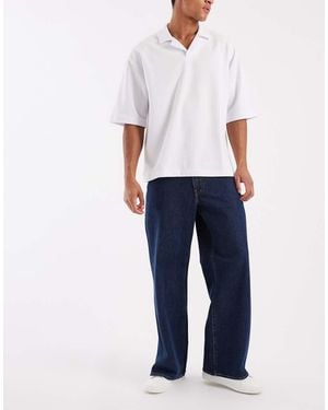 Levi's Pantaloni Larghi A Fondo Ampio Medio - Blu