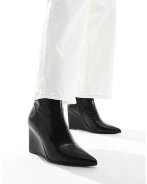 River Island Wedge Heel Boot - White