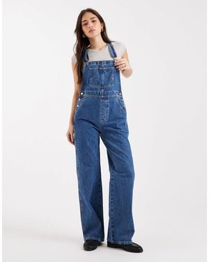 ASOS Circular Design Collection Denim Dungarees - Blue