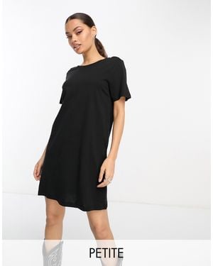 Only Petite Mini T-shirt Dress - Black