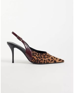 ASOS Serena Slingback Stiletto Heels - Multicolor