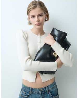Miss Selfridge Taillierte strickjacke - Grau