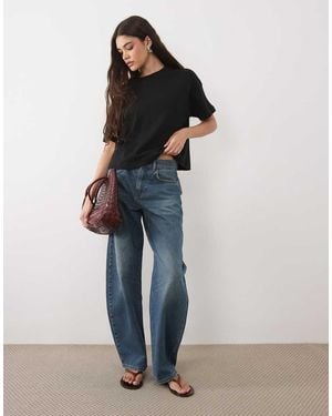 New Look Premium Boxy Tee - Blue