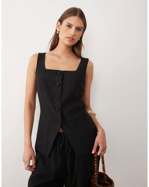 Miss Selfridge – weste - Schwarz