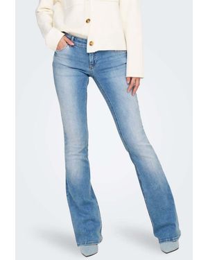 ONLY Jeans A Zampa Medio - Blu