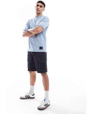 Pull&Bear Boxy Fit T-shirt - Blue