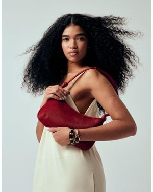 ASOS Faux Leather Pony Affect Shoulder Bag - Black