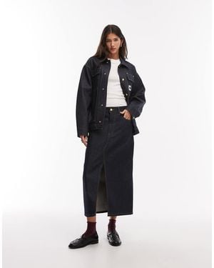 Carhartt Brandon Denim Midi Skirt - White