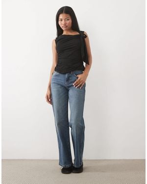 ASOS Asos Design Petite Comfort Stretch Straight Leg Jean - Blue