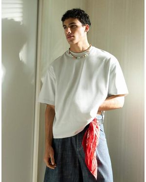 Bershka Heavy Boxy Oversized T-shirt - Green