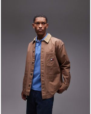 Tommy Hilfiger Cord Overshirt - Blue