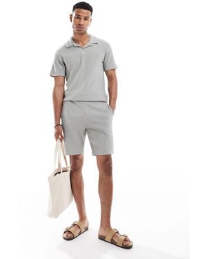 Only & Sons – shorts aus jersey - Grau