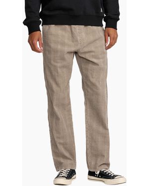 RVCA – adams – elastische hose aus cord - Natur