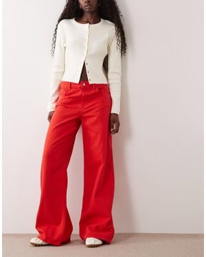 Mango Lockere jeans - Rot