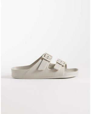 ONLY Sandali Bianchi Con Doppie Fascette - Bianco