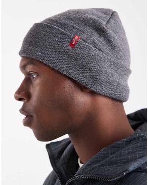 Levi's Tab Slouchy Knit Beanie - Grey