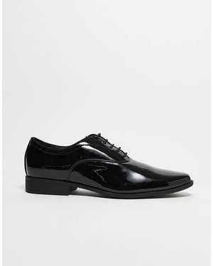 ASOS Lace Up Derby Shoes - Black