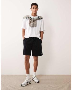 Abercrombie & Fitch 6 Inch Logo Pull On Shorts - Natural