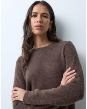 ONLY Textured Sweater - Brown