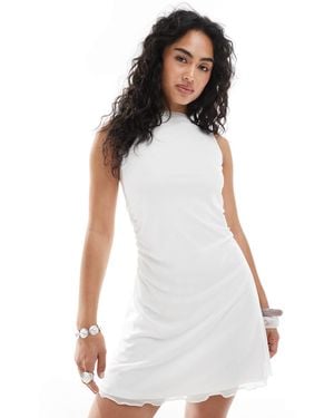 JJXX Mesh Mini Dress - White