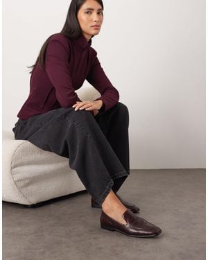 ARRANGE – alba – minimalistische loafer aus hochwertigem leder - Braun