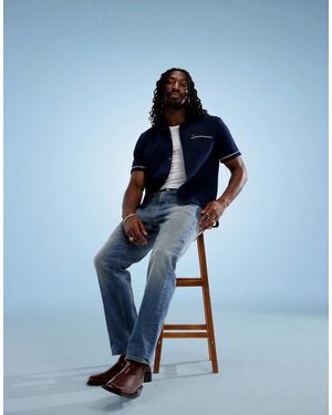 Tommy Hilfiger Bowling Shirt - Blue