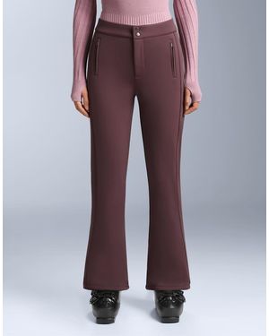 Oysho Water-Resistant Stretch Flare Ski Trousers - Purple