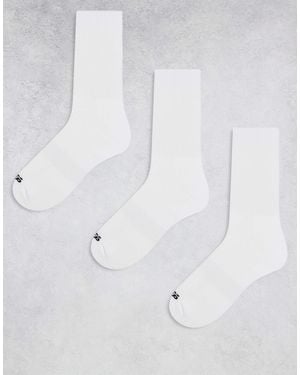 4505 – 3er-pack schnelltrocknende laufsocken - Weiß