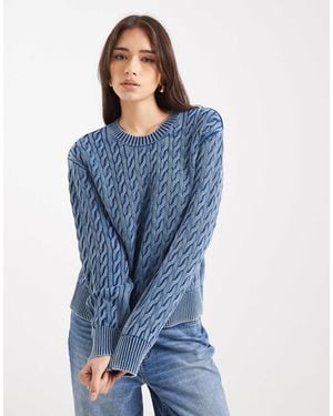 Levi's – boyfriend-strickpullover - Blau