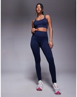 4505 Sculpting Seamless High Waist Gym leggings - Blue