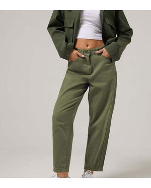 PixieGirl Petite Barrel Jeans - Green