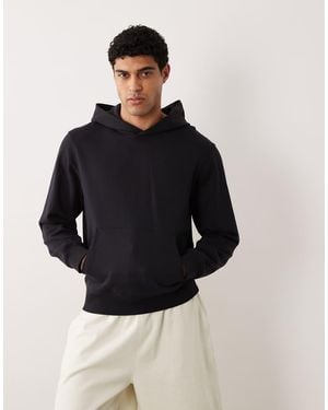 Mango Regular-Fit Hoodie Van Katoen - Blauw