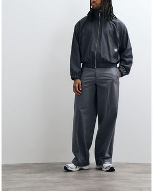 Weekday Tailored Pants With Front Pleat - Black