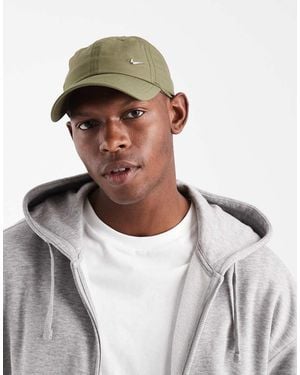 Nike Club Cap With Metal Swoosh - White