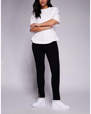 Barbour Pantalones Negros Stella De - Blanco