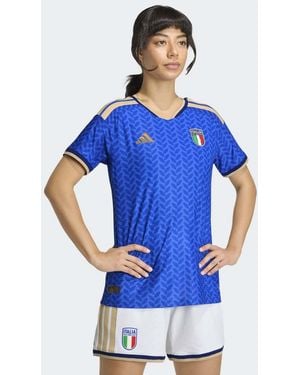 adidas Originals Italy 26 Team Home Authentic Jersey - Blue