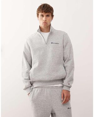 Champion Half Zip Sweatshirt - Grey