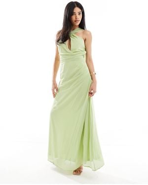 TFNC London – asymmetrisches maxikleid - Grün