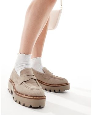 OFF THE HOOK – woodside – lässige leder-loafer zum reinschlüpfen - Weiß