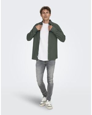 Only & Sons Skinny Fit Jeans - Green