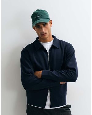 SELECTED Sudadera Con Cremallera Seleccionada En Azul Marino