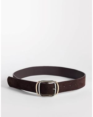 New Look – gürtel aus wildlederimitat - Grau